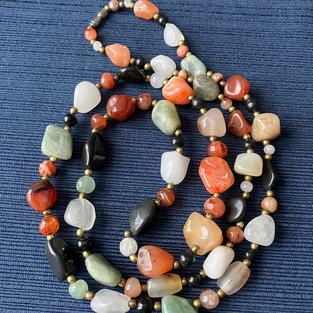Multicolor Stone Necklace